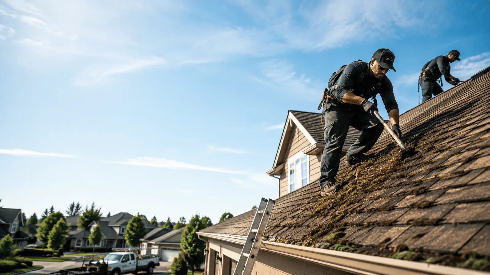 Roof Moss Removal in Grabill, IN near me